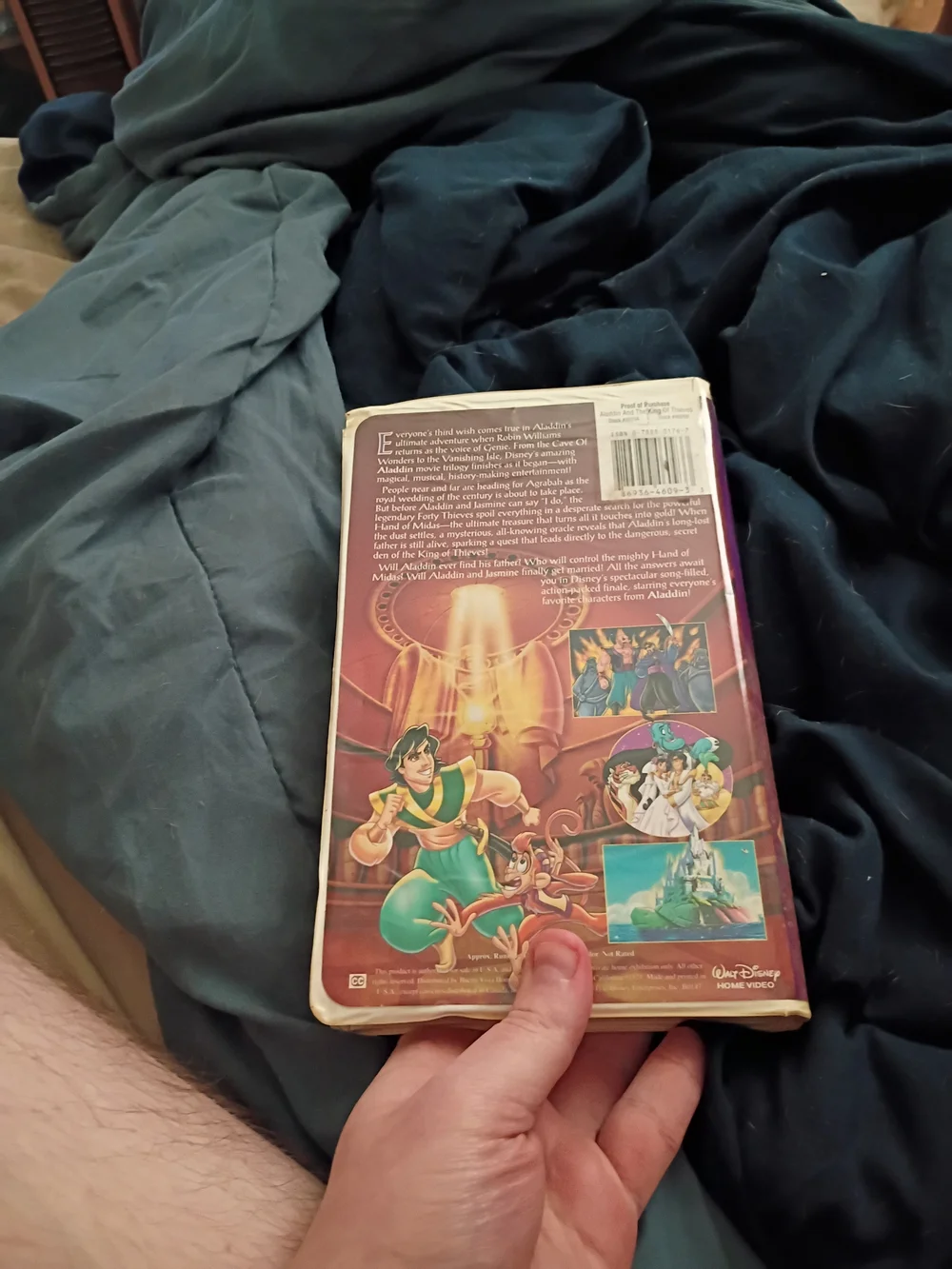 Disney Aladdin on VHS
